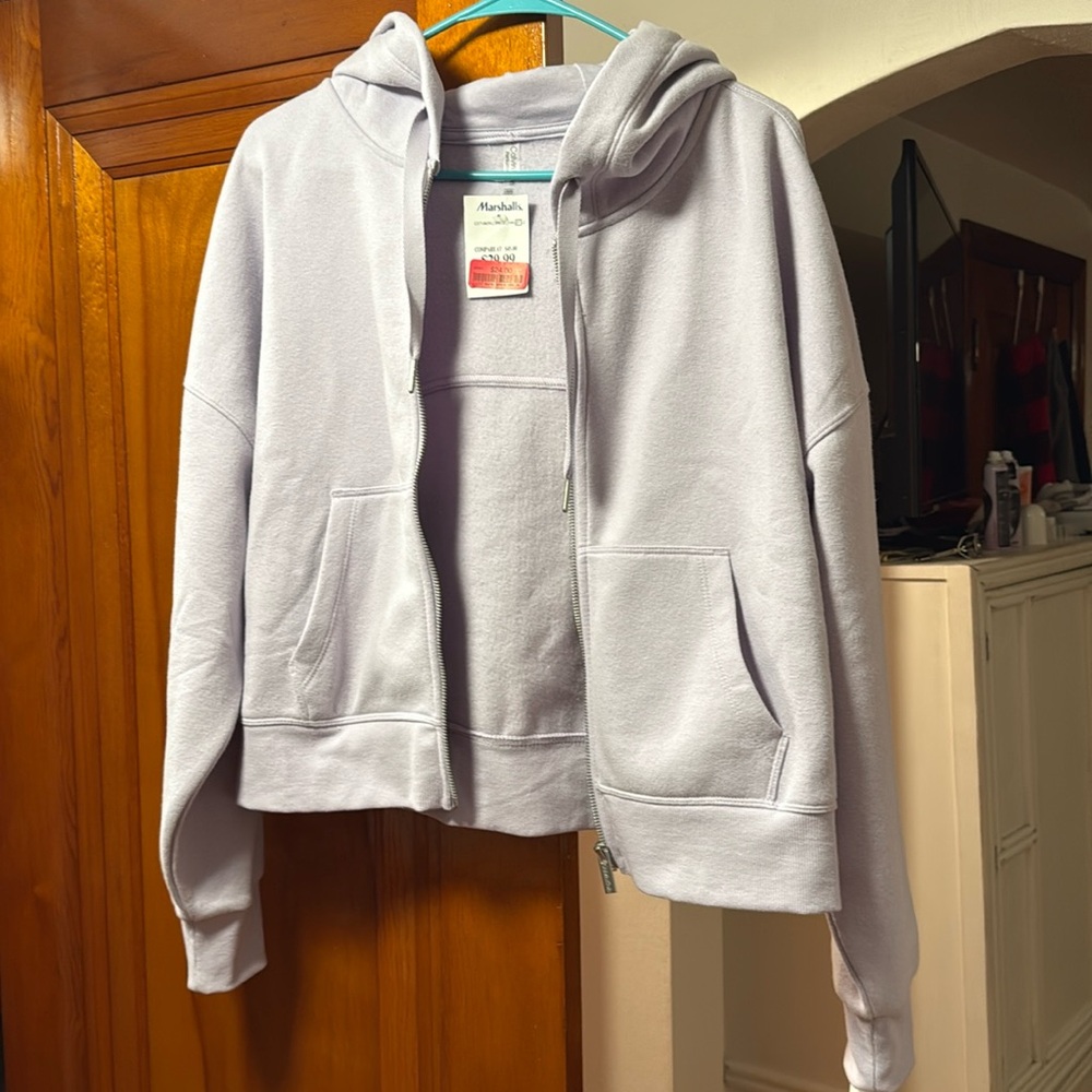 Calvin Klein cropped performance hoodie